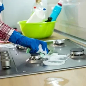 After renovation kitchen cleaning